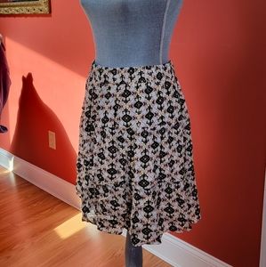 Patterned LOFT skirt